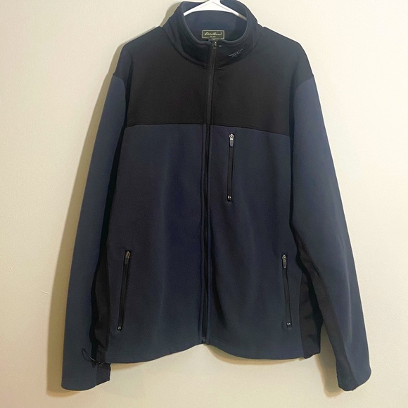 Eddie Bauer Wind Cutter Fleece Zip up Jacket Size XL - Picture 1 of 13